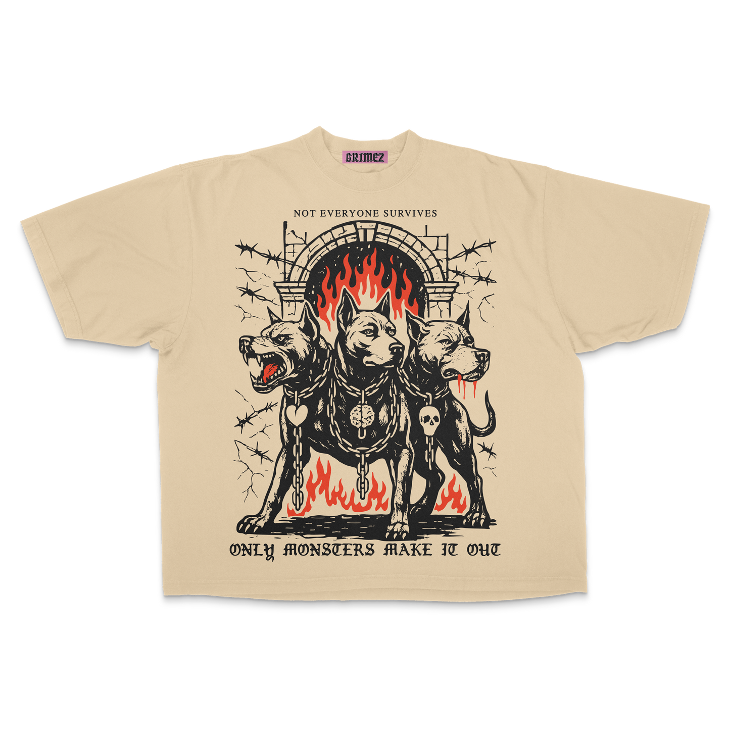 Cerberus Drop Shoulder Tee
