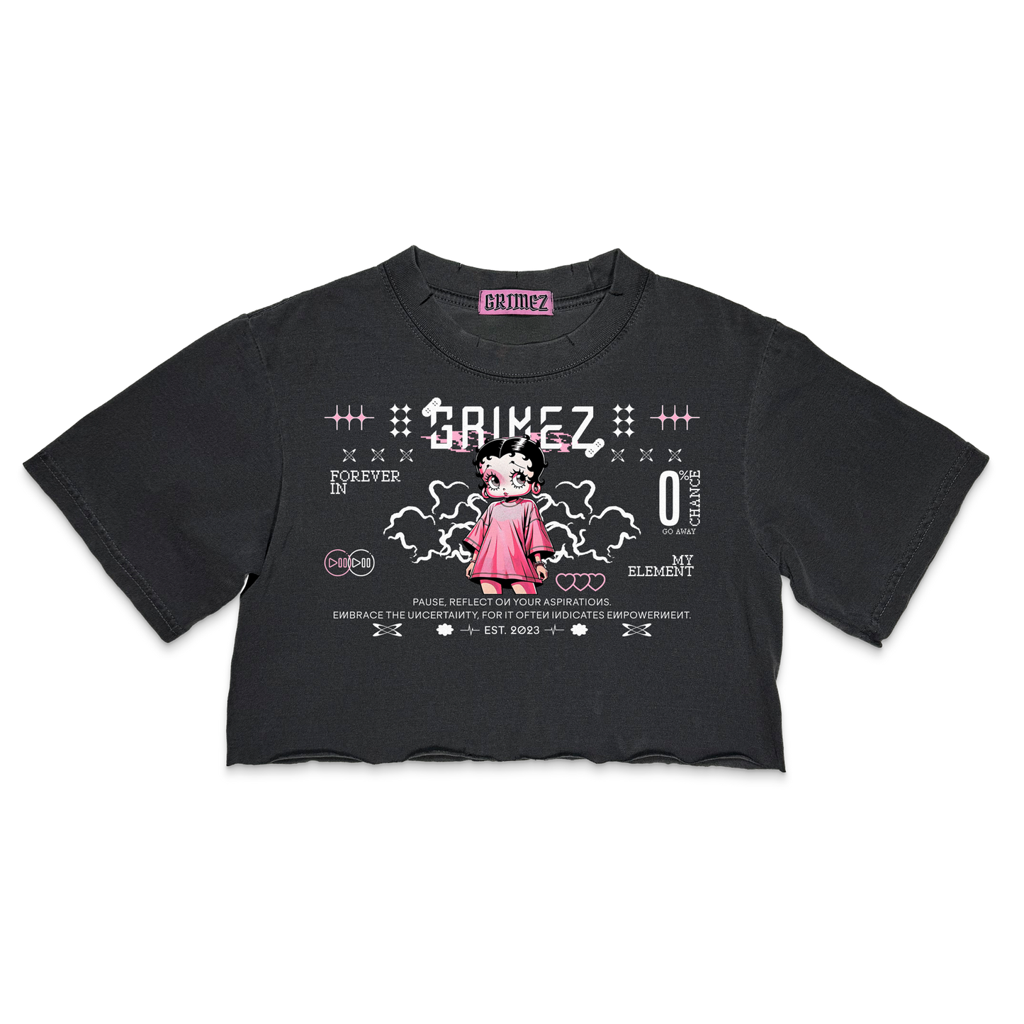 Sassy Boop Heavyweight Crop Top
