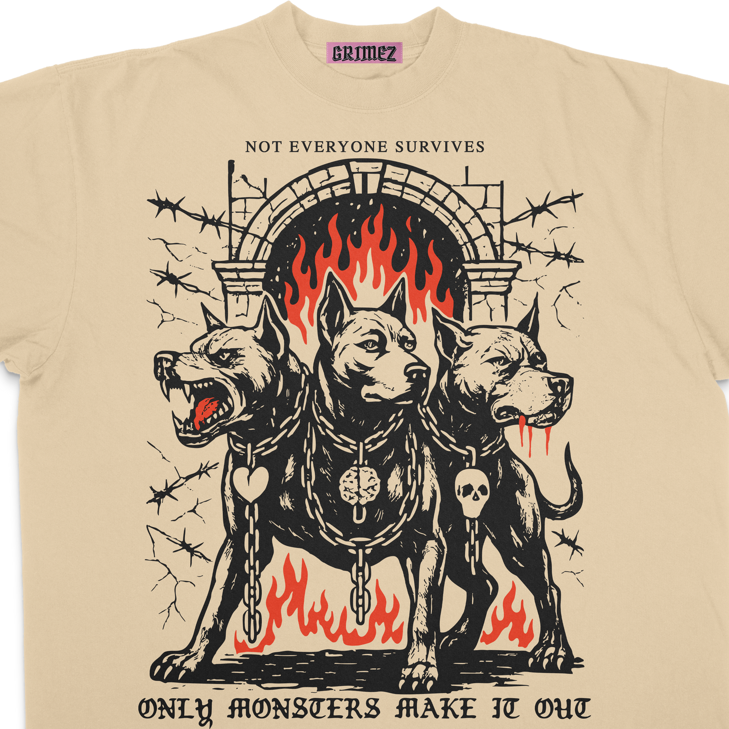Cerberus Drop Shoulder Tee