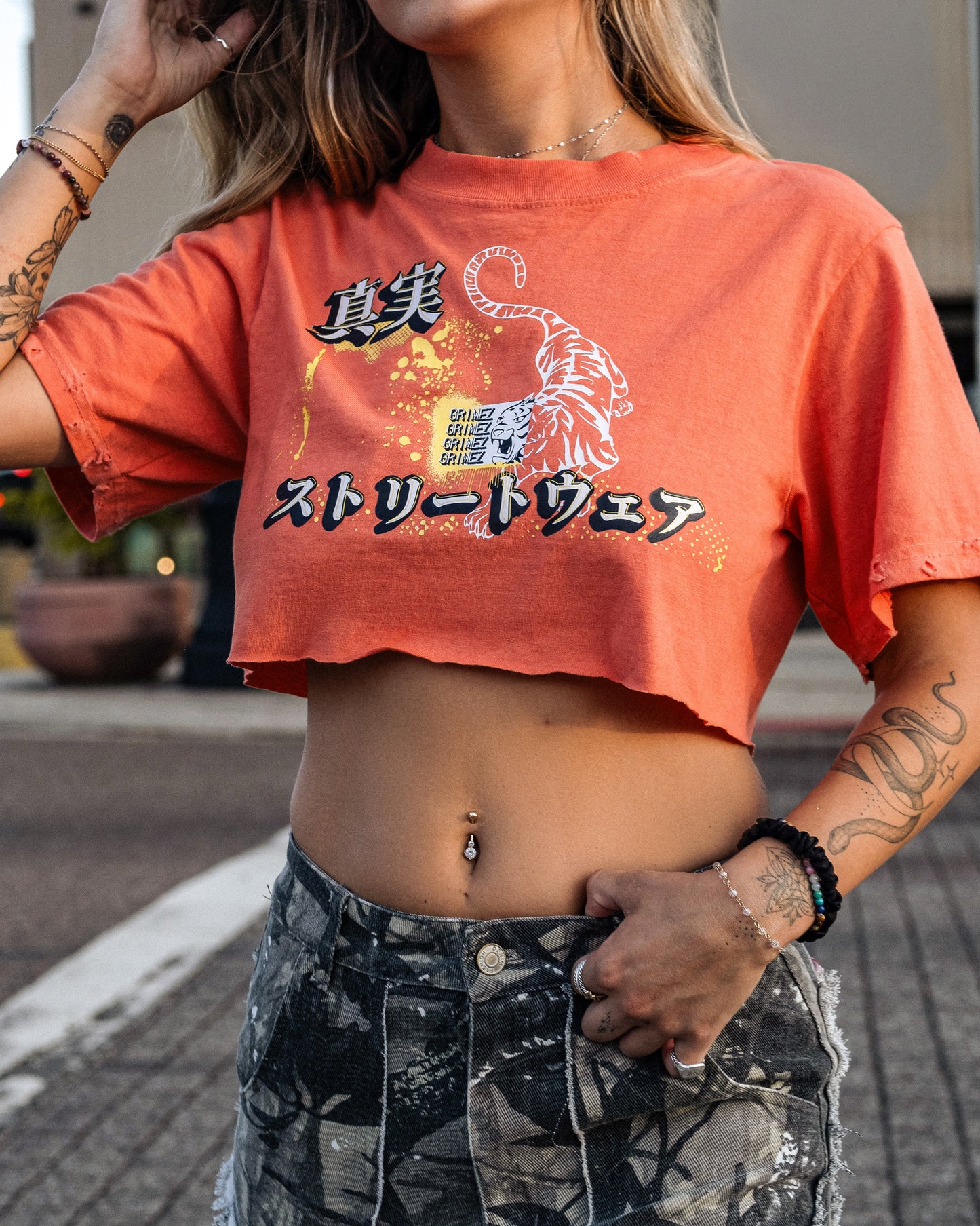 Roar Rebellion Heavyweight Crop Top