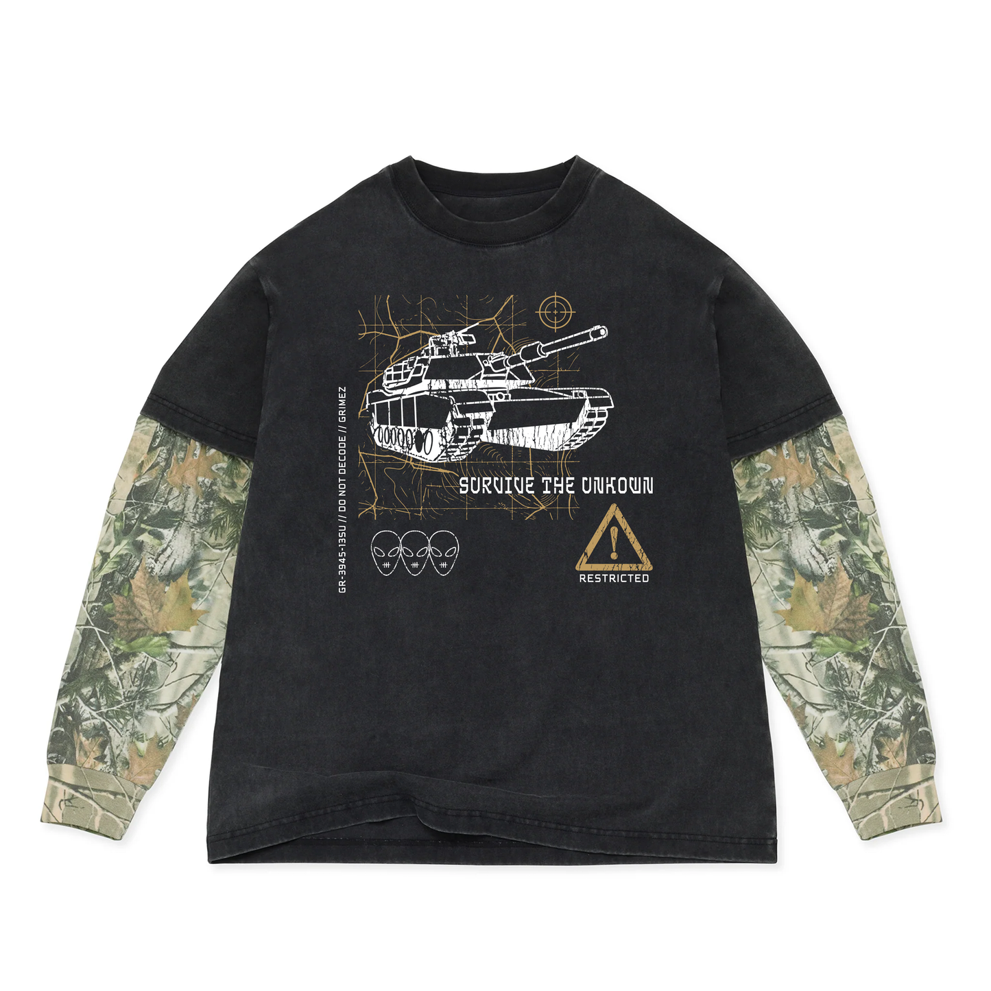 Survive 2FER Oversized Long Sleeve Tee