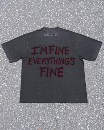 I'm Fine Heavyweight Tee