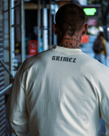 BITE Long Sleeve Oversized Distressed Tee