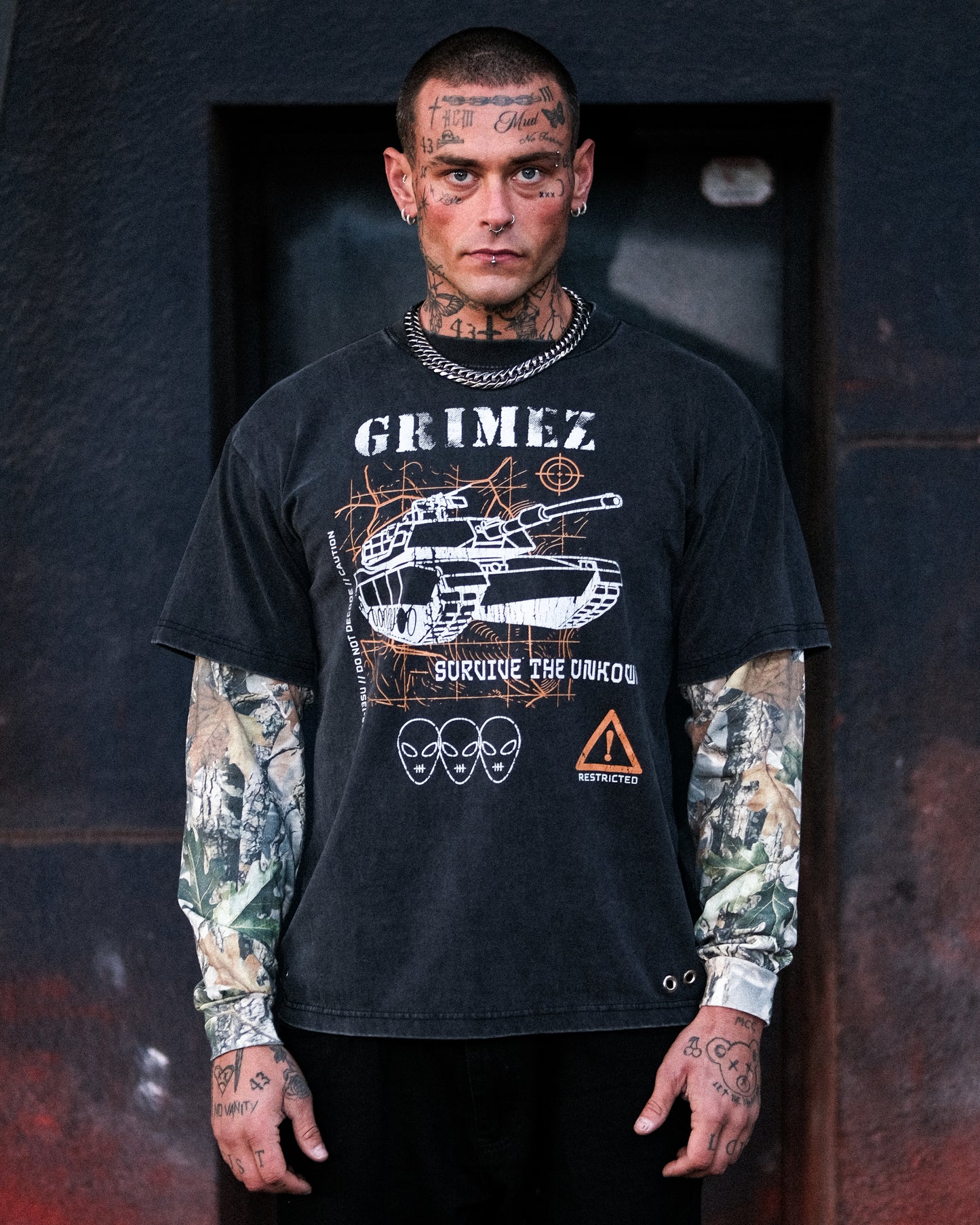 Survive 2FER Oversized Long Sleeve Tee
