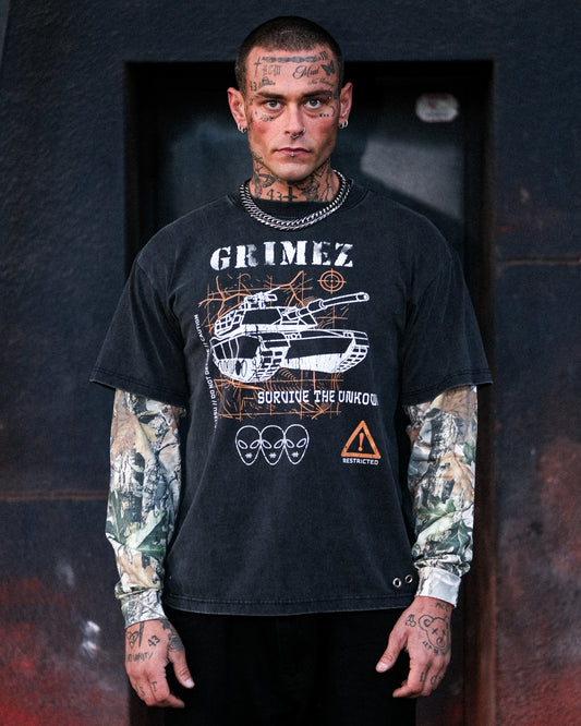 Survive 2FER Oversized Long Sleeve Tee