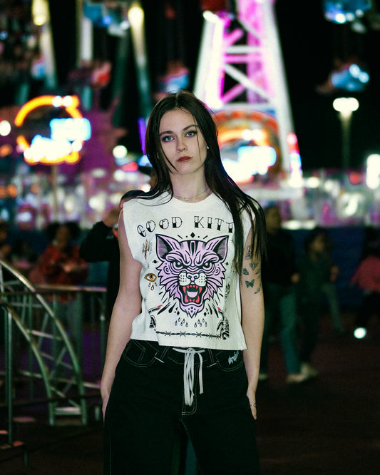 Good Kitty Muscle Crop Tank