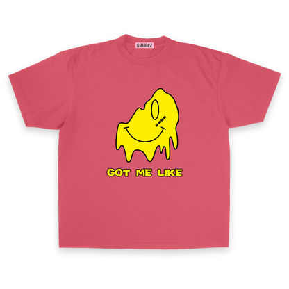 Troubled Smiley Heavyweight Tee