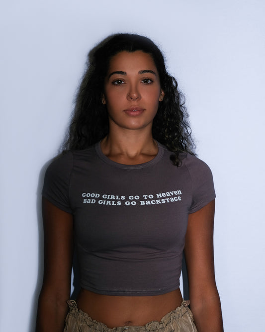 Bad Girls Go Backstage Crop Top