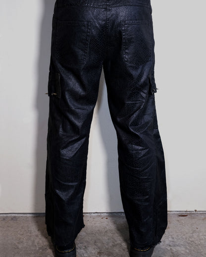 Snake Skin Cargo Pant