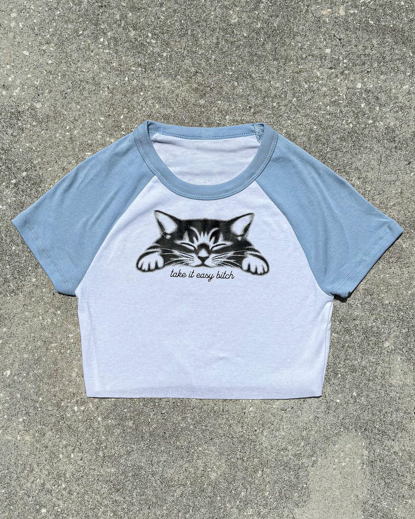 Take It Easy B***h Crop Top
