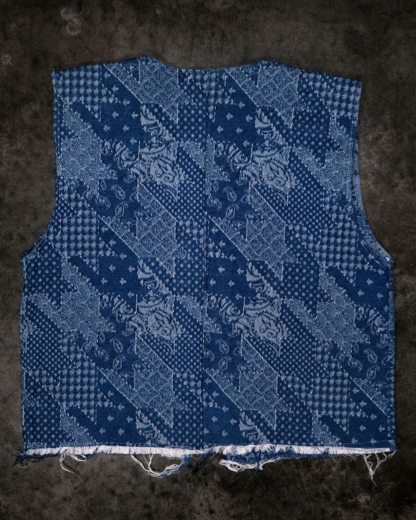 One-of-One Denim Vest “Rabbit Raider” Edition