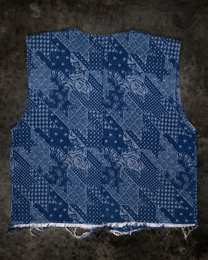 One-of-One Denim Vest “Rabbit Raider” Edition